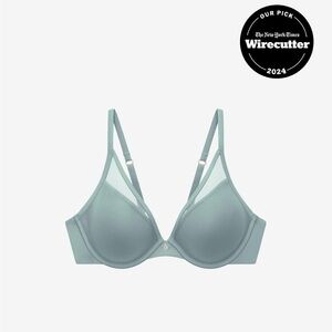 Thirdlove 24/7 Classic Uplift Plunge Bra Size 34H In Smooth Stone